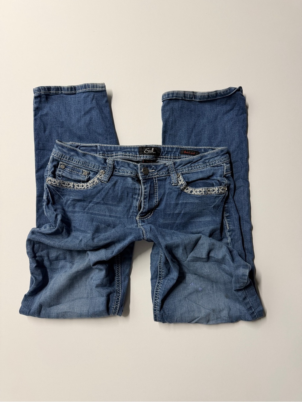 Earl-jean Women's Blue and Navy Jeans